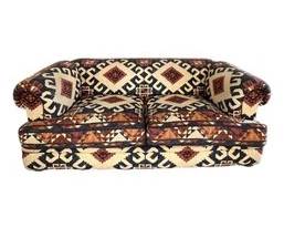 Vintage Southwestern Design Kilim Style Sofa George Smith Ralph Lauren Style