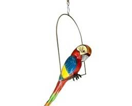 Mid Century Paper Mache Parrot Raul Aguavo