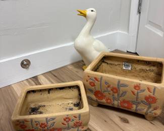 Duck and planters