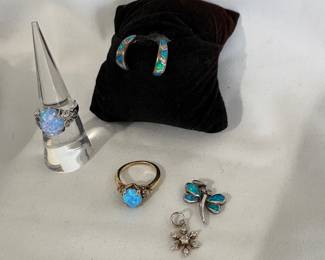 Sterling and Opal jewelry