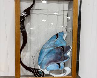 Stained glass butterfly
