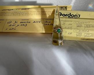 18 carat gold diamond ring