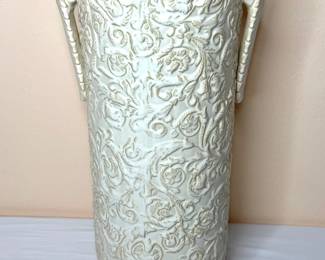 Umbria Eggshell Colored Umbrella Stand 