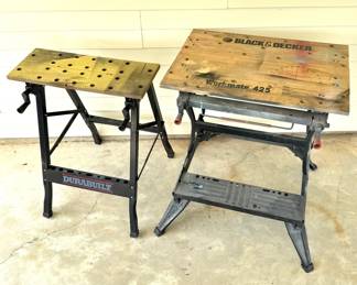 2 Workbenches- Black & Decker Workmate 425 and Durabuilt 