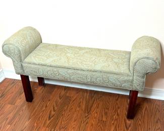 French-Style Upholstered Bench 