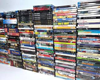 Lot of 251 DVDs and 37 Blu-Ray Movies 