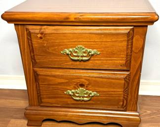 Pine Side Table - Matches Dresser and Bed Frame 