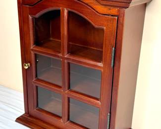 Small Tabletop Curio Cabinet 