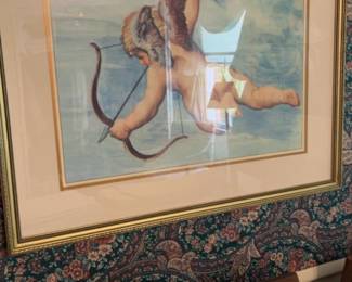 Vintage Cupid Cherub Print