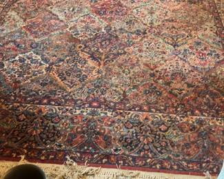 Large Neutral Textured Area Rug 144 x 102