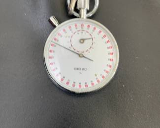 Vintage #2 Seiko Mechanical Stopwatch with Lanyard