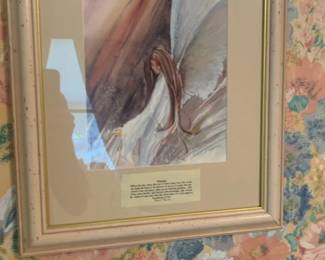 Serene Angel Watercolor Portrait