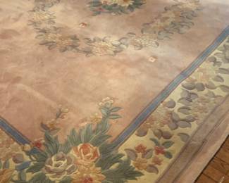 Vintage Chinese Art Deco Rug 138 x 102