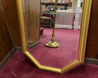Carolina Mirror Company Octagonal Beveled Wall Mirror - 24” x 36” 