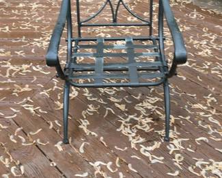 Wrought Iron Patio Armchair