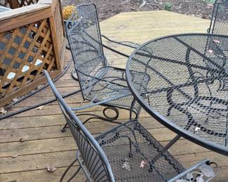 Wrought Iron Patio Set