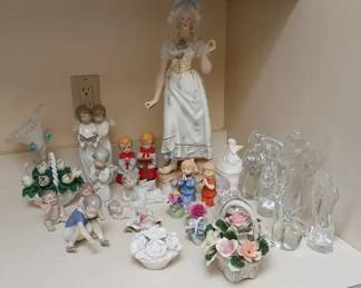  06 LLadro, Copenhagen, Tiffany Glass Angel, Staffordshire