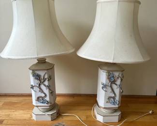 Vintage Octagonal 3D Floral Lamps