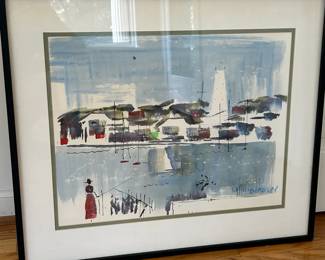 Watercolor Painting By Alfred Birdsey