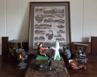 Cast Iron, Tin Music Boxes, Bronze Collectables