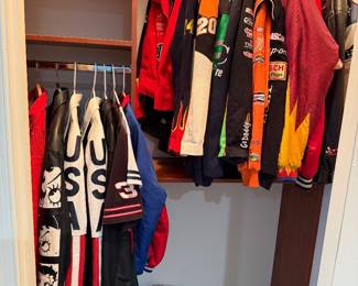 Men’s and ladies race car jackets