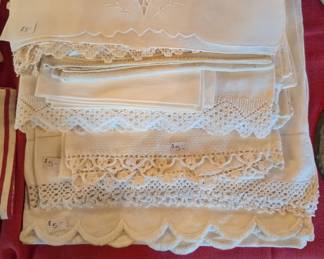 Antique Lace table runners and table cloths