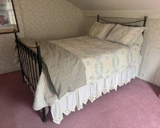 Wrought iron bed