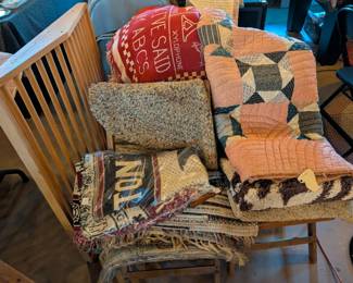 Antique quilt, blanket, afghan