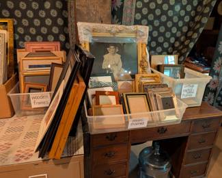 Framed art, Solid wood antique frames