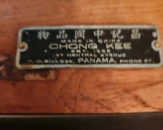 antique carved trunk, imported from China in 1960s