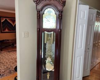 Grandfather clock by Sleigh