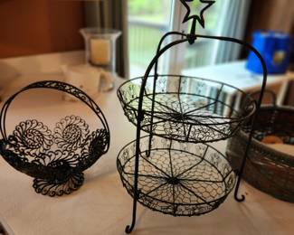 metal baskets