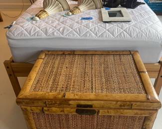 Tortoise bamboo & grass clothe trunk