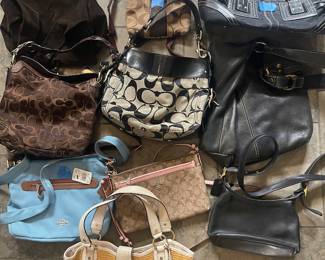 coach and Italian purses