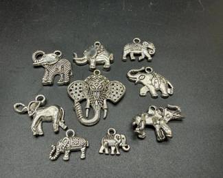 Lot of Elephant Charms