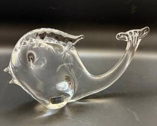 Lindshammer Swedish Full Lead Crystal Fish