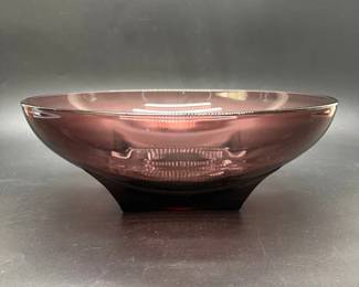 Hazel Atlas Moroccan Amethyst Colonial Serving Bowl