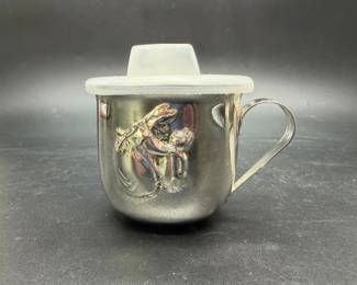 Vintage Silver Plated Beatrix Potter Sippy Cup