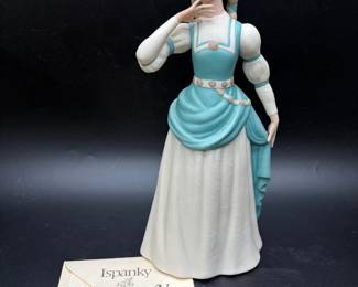 Ispanky Porcelain Figure with COA