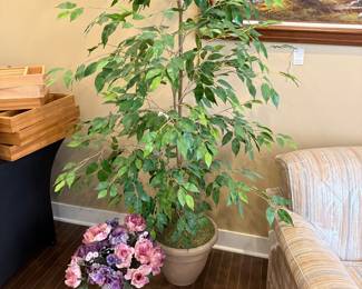 Artificial Ficus Tree in Pot