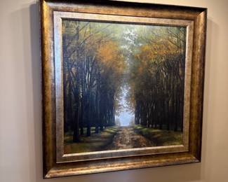 Forest Path Oil Painting by Carl Madden