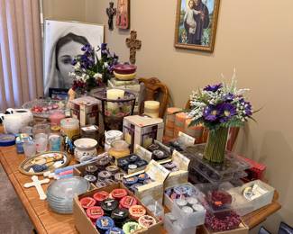 Catholic Home Altar and Candle Collection