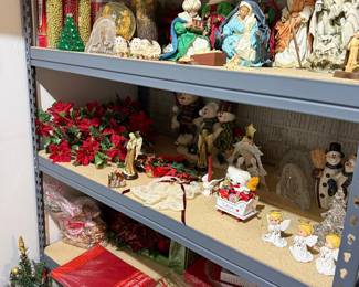 Nativity Scene Figurines and Christmas Decorations