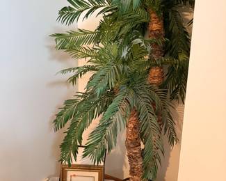 Artificial Areca Palm Tree in Wicker Basket