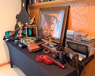 Vintage Violin and Mandolin with Cases