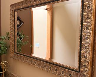 Ornate Gold Gilt Mirror