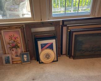 Prints and oil paintings 