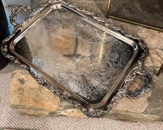Large Silverplate Tray