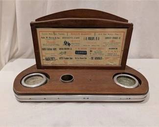 15R  Authentic Made In America Antique Wooden Hotel Register