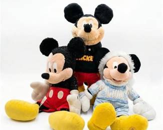 29  Three Disney Mickey Mouse Plush Dolls Inc. Dance Star Mickey Mouse